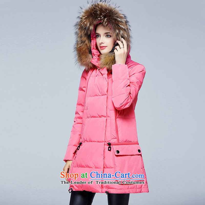 The maximum number of Europe and Connie Women 2015 winter clothing new mm thick and stylish ultra-large emulation Nuclear Sub gross girls down for long jacket, the red 4XL, s9905 Mano Connie Dream , , , shopping on the Internet