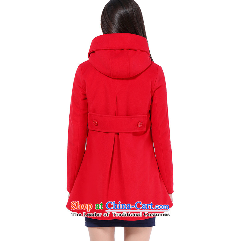 Athena Chu countryman 2015 autumn and winter coats gross new female Korean?   in long jacket, a red T-shirt , M, Athena countryman shopping on the Internet has been pressed.