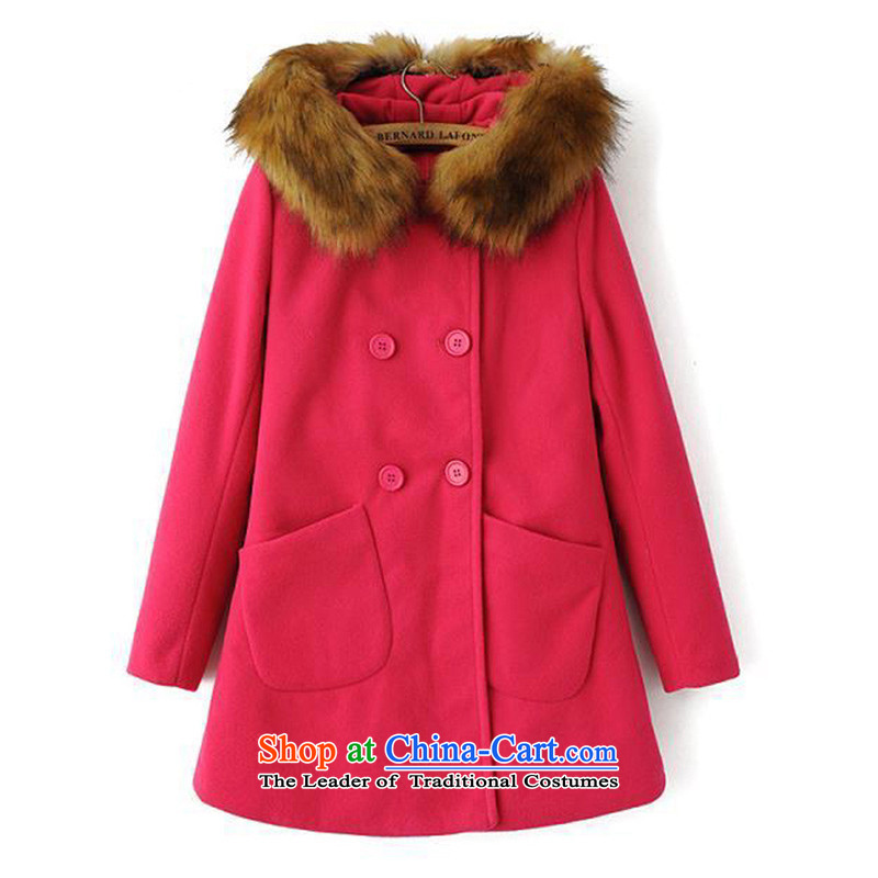 Athena Chu countryman 2015 autumn and winter coats gross new female Korean?   in long jacket, a red T-shirt , M, Athena countryman shopping on the Internet has been pressed.