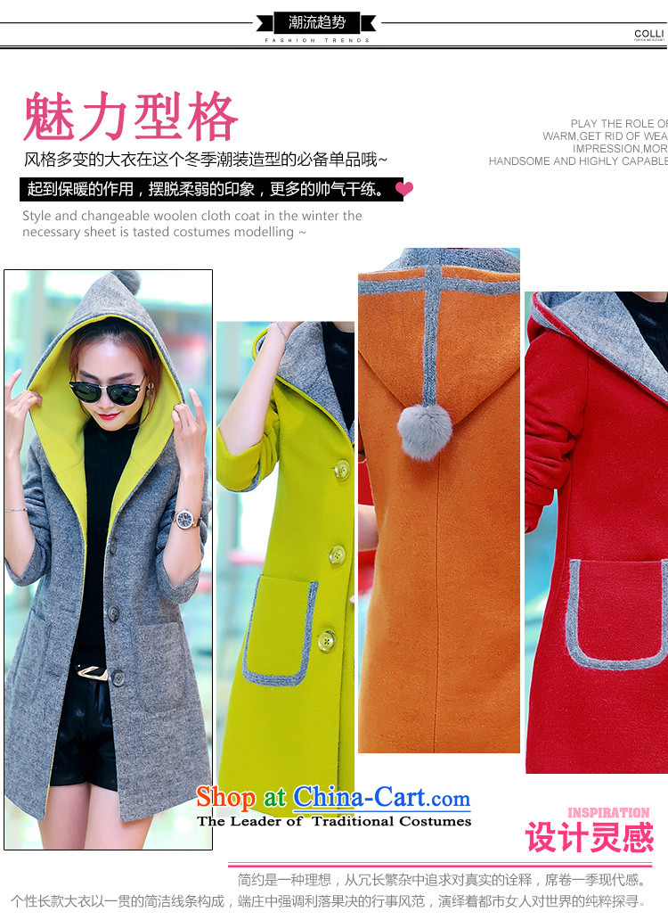 Up to 2015, Ms Elsie autumn and winter new products plus gross cotton jacket female Korean? 