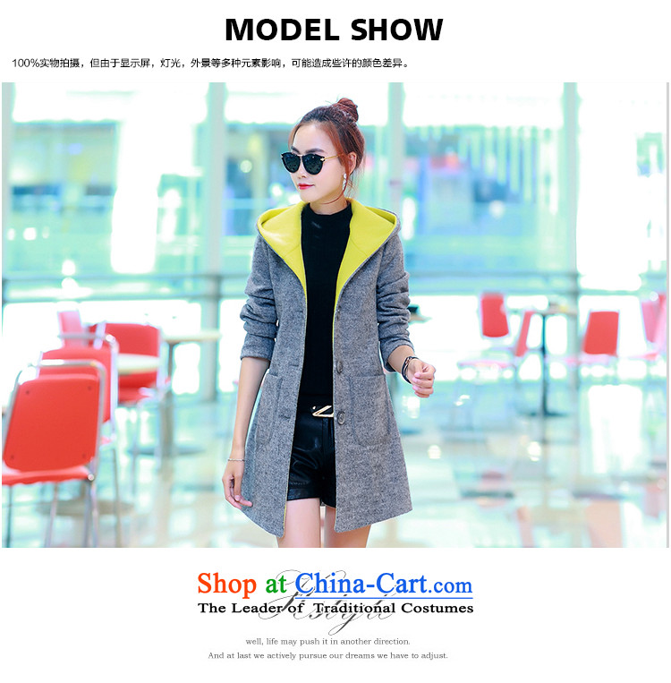 Up to 2015, Ms Elsie autumn and winter new products plus gross cotton jacket female Korean? 