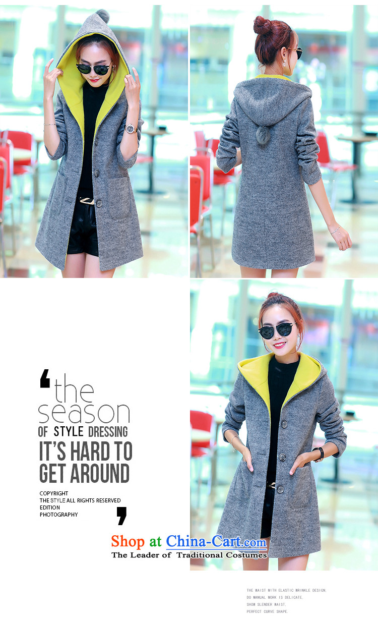 Up to 2015, Ms Elsie autumn and winter new products plus gross cotton jacket female Korean? 