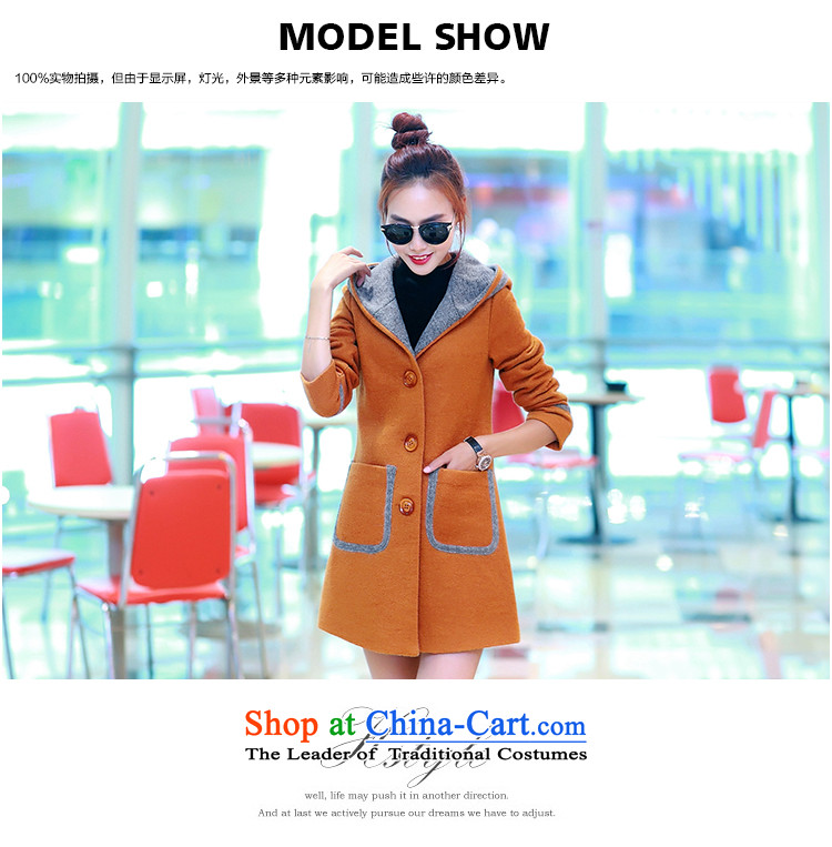 Up to 2015, Ms Elsie autumn and winter new products plus gross cotton jacket female Korean? 