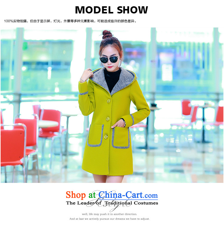 Up to 2015, Ms Elsie autumn and winter new products plus gross cotton jacket female Korean? 
