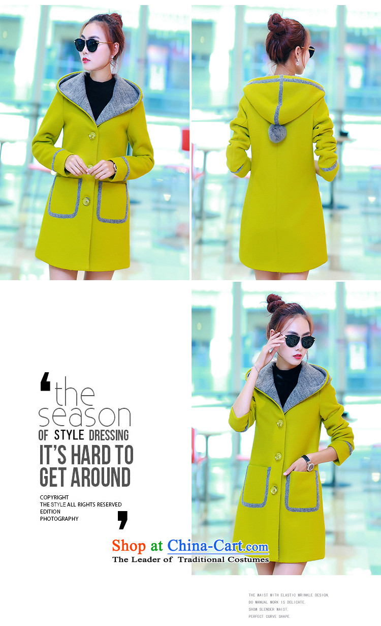 Up to 2015, Ms Elsie autumn and winter new products plus gross cotton jacket female Korean? 