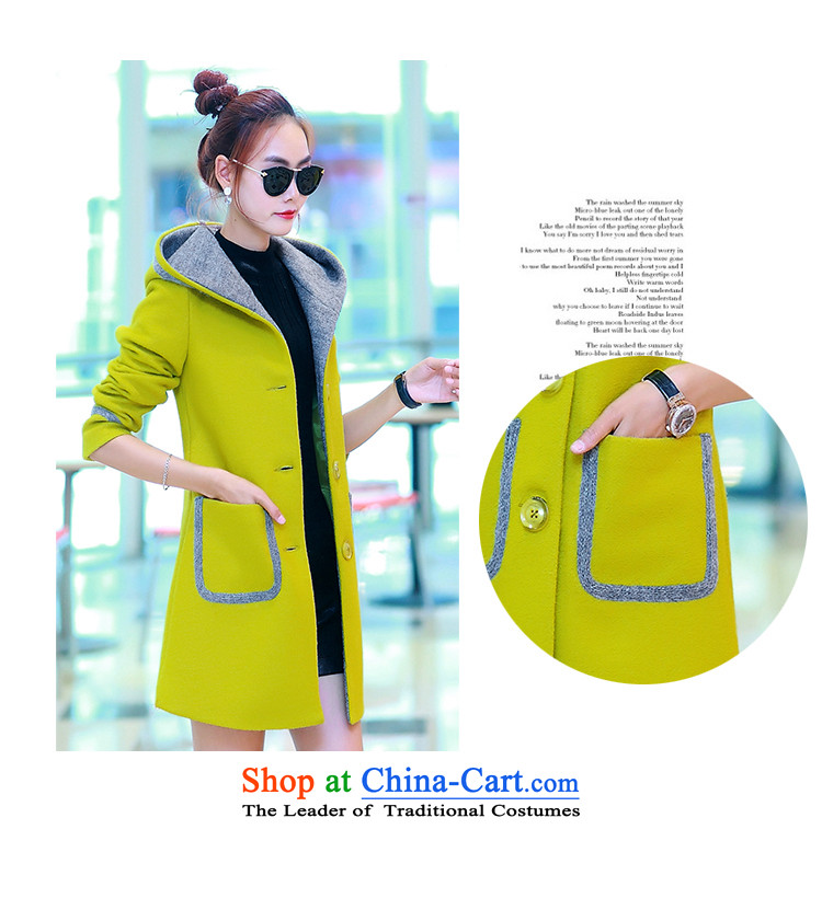 Up to 2015, Ms Elsie autumn and winter new products plus gross cotton jacket female Korean? 