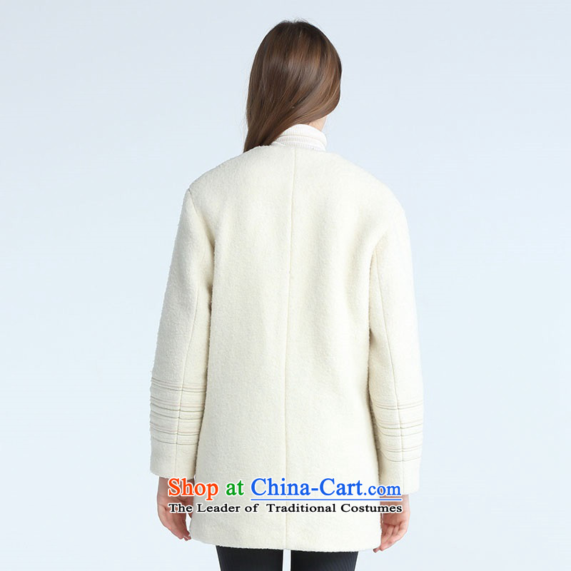 The DAZZLE in winter, the palace of the wind-long-sleeved straight to the ribs coats 244G247 beige 155XS,DAZZLE,,, shopping on the Internet