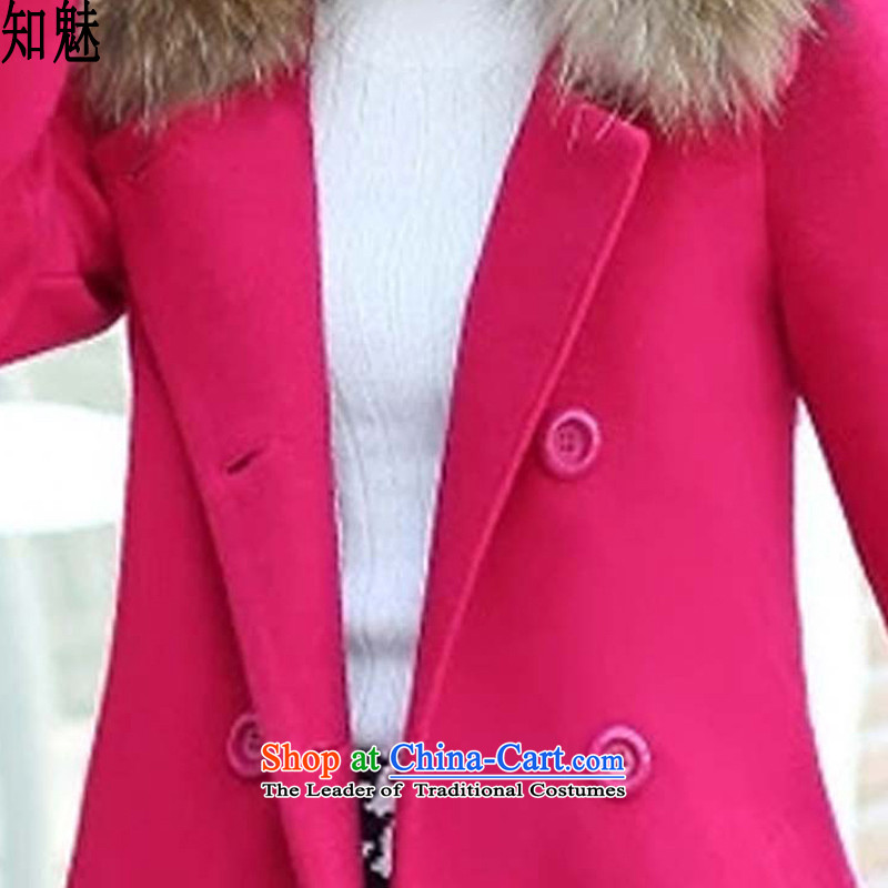 Aware of the gross? 2015 winter coats girl in new long-Nagymaros collar thin hair? jacket graphics 9833 Female Red M aware of better (charm) , , , shopping on the Internet