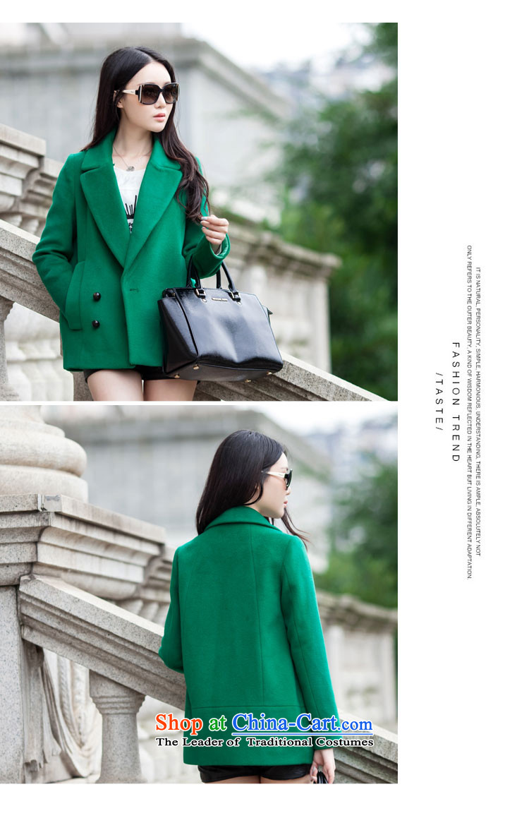 Pull the latte macchiato is gross shortage of female jacket? 2015 autumn and winter new Korean Sau San double-wool a wool coat thick female navy XXL picture, prices, brand platters! The elections are supplied in the national character of distribution, so action, buy now enjoy more preferential! As soon as possible.