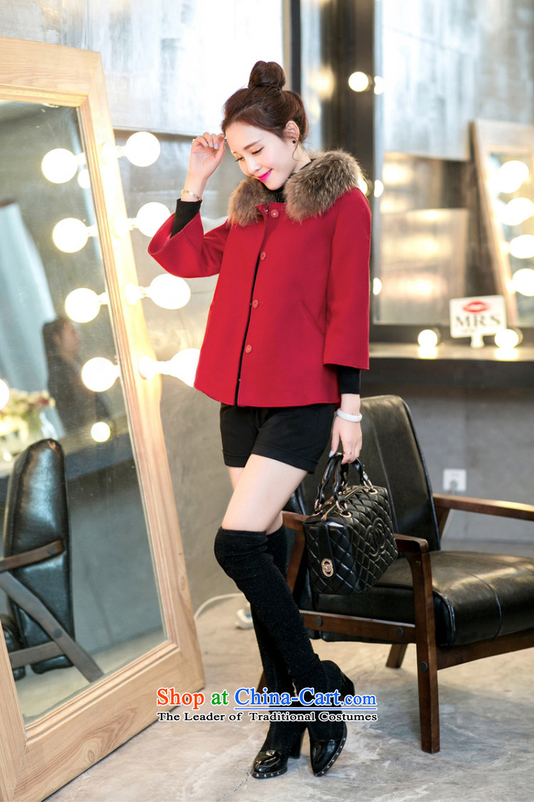 Morcar Connie snow 2015 autumn and winter new thick cloak short of the amount so Coat shawl RED M picture, prices, brand platters! The elections are supplied in the national character of distribution, so action, buy now enjoy more preferential! As soon as possible.