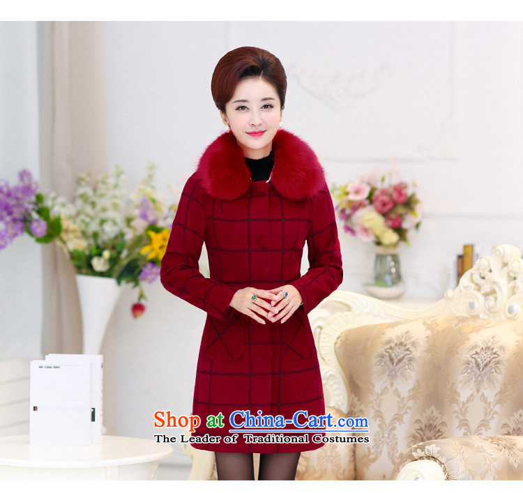 The origin of the beautiful coat and women to gross? cashmere overcoat grid code winter 2015 new gross? In long coats jacket coat mother with wine red wine red M I L picture, prices, brand platters! The elections are supplied in the national character of distribution, so action, buy now enjoy more preferential! As soon as possible.