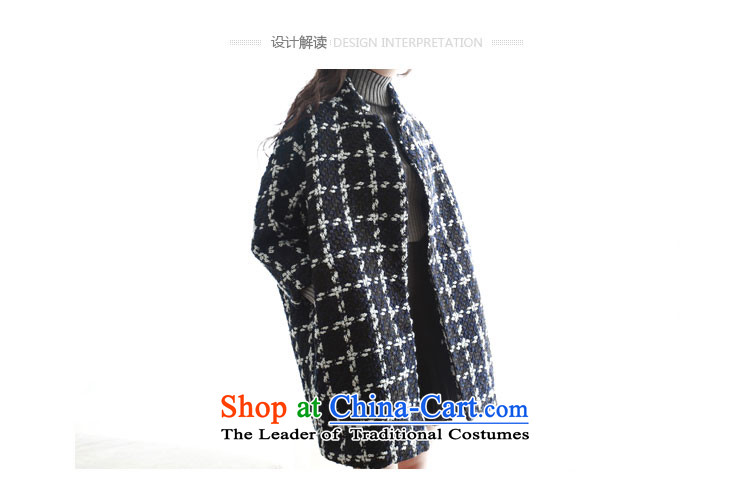 In accordance with the smell of Hei Mao jacket female Korean? the date of college students girls gross sub-style coats in long?) loose video thin young daughter thick black and white checkered warm M picture, prices, brand platters! The elections are supplied in the national character of distribution, so action, buy now enjoy more preferential! As soon as possible.