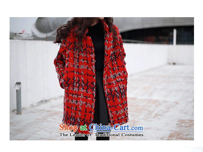 In accordance with the smell of Hei Mao jacket female Korean? the date of college students girls gross sub-style coats in long?) loose video thin young daughter thick black and white checkered warm M picture, prices, brand platters! The elections are supplied in the national character of distribution, so action, buy now enjoy more preferential! As soon as possible.