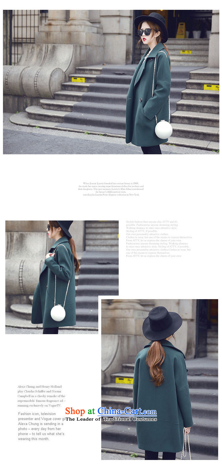 The law was the 2015 Winter Qi female new Korean vogue in long thin double-side of Sau San video thick hair loose coat girl child?? for autumn and winter coats emerald- M images, prices, brand platters! The elections are supplied in the national character of distribution, so action, buy now enjoy more preferential! As soon as possible.