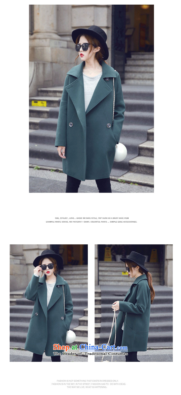 The law was the 2015 Winter Qi female new Korean vogue in long thin double-side of Sau San video thick hair loose coat girl child?? for autumn and winter coats emerald- M images, prices, brand platters! The elections are supplied in the national character of distribution, so action, buy now enjoy more preferential! As soon as possible.