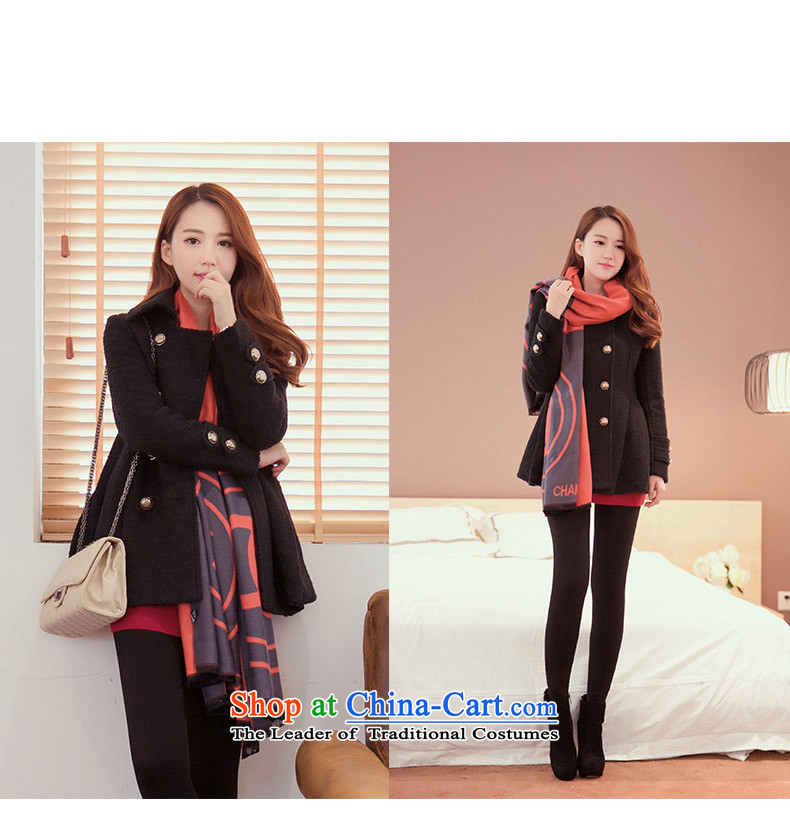 In 2015 winter m economy Korean jacket in gross? Long roll collar double-thick hair? women coats new beige cross-section of the pocket M picture, prices, brand platters! The elections are supplied in the national character of distribution, so action, buy now enjoy more preferential! As soon as possible.