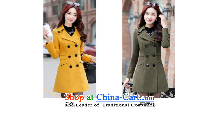 Lauder Highlights 2015 autumn and winter Western New girl who decorated in long wool woolen fabric jacket coat of gross? jacket coat female wine red M picture, prices, brand platters! The elections are supplied in the national character of distribution, so action, buy now enjoy more preferential! As soon as possible.