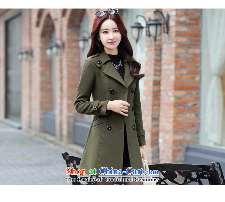 Lauder Highlights 2015 autumn and winter Western New girl who decorated in long wool woolen fabric jacket coat of gross? jacket coat female wine red M picture, prices, brand platters! The elections are supplied in the national character of distribution, so action, buy now enjoy more preferential! As soon as possible.