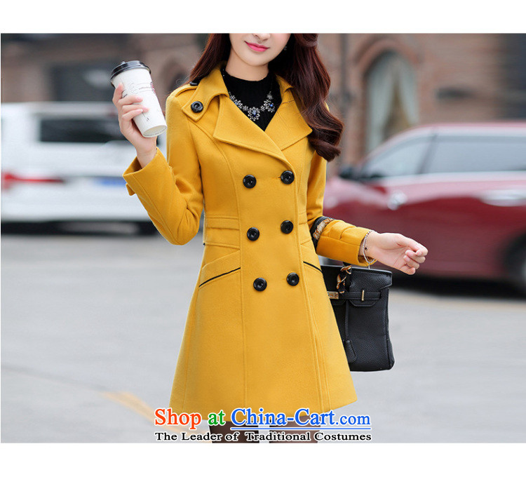 Lauder Highlights 2015 autumn and winter Western New girl who decorated in long wool woolen fabric jacket coat of gross? jacket coat female wine red M picture, prices, brand platters! The elections are supplied in the national character of distribution, so action, buy now enjoy more preferential! As soon as possible.