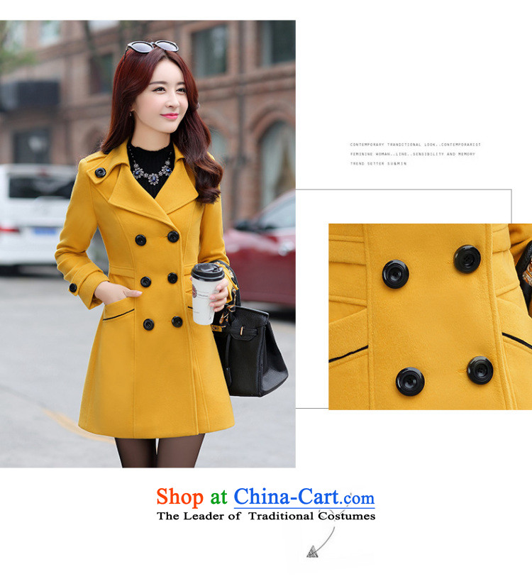 Lauder Highlights 2015 autumn and winter Western New girl who decorated in long wool woolen fabric jacket coat of gross? jacket coat female wine red M picture, prices, brand platters! The elections are supplied in the national character of distribution, so action, buy now enjoy more preferential! As soon as possible.