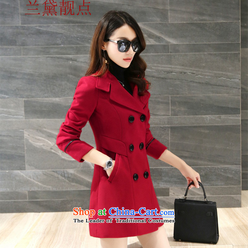 Lauder Highlights 2015 autumn and winter new stylish thin coat of Sau San video? female jackets for larger gross? female windbreaker women jacket Yellow M Lauder highlights , , , shopping on the Internet