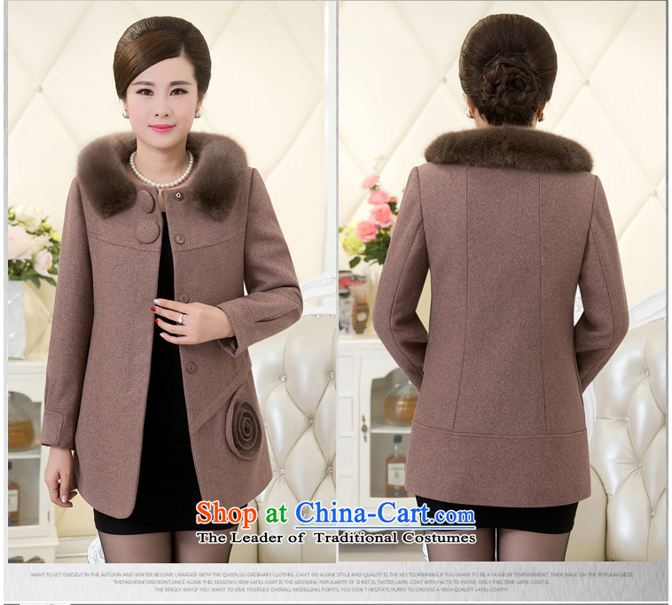 Thus Charlene Choi 2015 winter coats and women code cashmere knitted thick MM Gross? Boxed temperament gross mother coat collar woolen coat female hair? female 8866# jacket, dark brown 5XL picture, prices, brand platters! The elections are supplied in the national character of distribution, so action, buy now enjoy more preferential! As soon as possible.