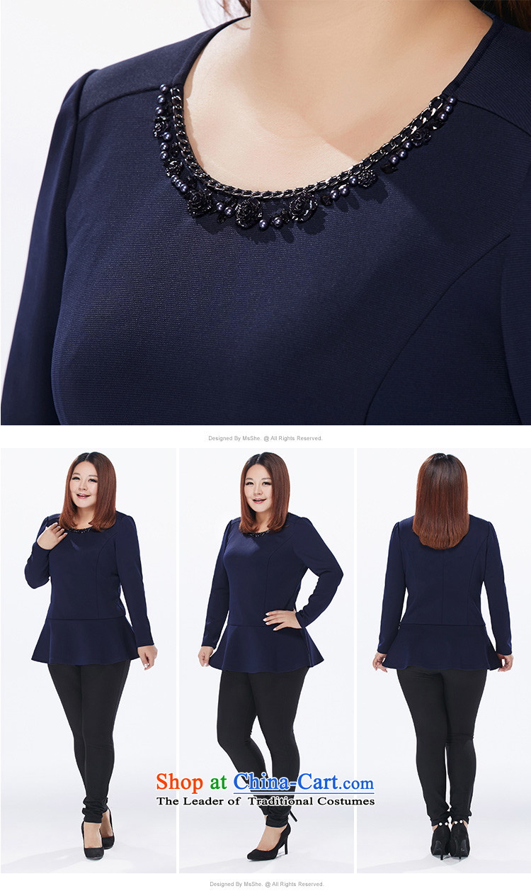 The Ventricular Hypertrophy code msshe women 2015 new MM thick winter clothing decorated with round collar link small A swing shirt thick blue 3XL 10701 picture, prices, brand platters! The elections are supplied in the national character of distribution, so action, buy now enjoy more preferential! As soon as possible.