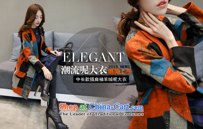 Sin has loaded the autumn and winter 2015 new Korean women with retro latticed gross girls jacket? long coats jacket compartments)? pre-sale prices, pictures, M brand platters! The elections are supplied in the national character of distribution, so action, buy now enjoy more preferential! As soon as possible.