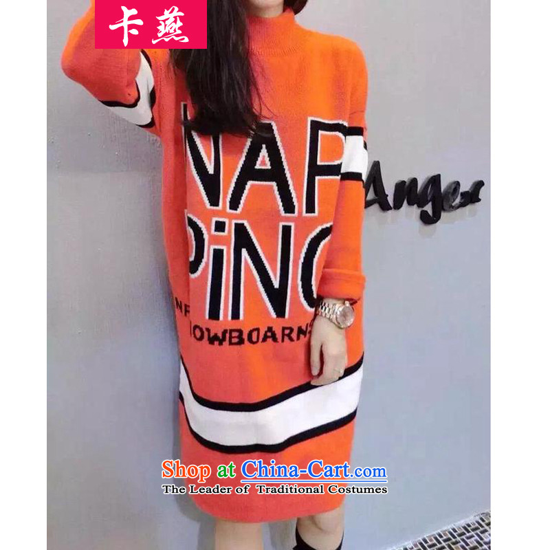 Card Yin thick people xl women 2015 autumn and winter, forming the new clothes thick mm thick sister Knitted Shirt, long, long-sleeved sweater 5725 Graphics thin red 4XL175-215 around 922.747, Yan Shopping on the Internet has been pressed.