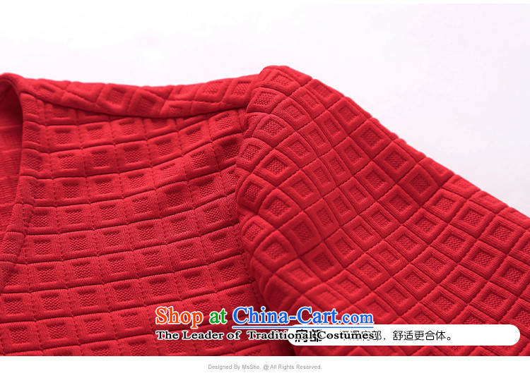 Msshe xl women 2015 new winter clothing thick MM round-neck collar knit jacquard lace stitching shirt 10760 Red 3XL picture, prices, brand platters! The elections are supplied in the national character of distribution, so action, buy now enjoy more preferential! As soon as possible.
