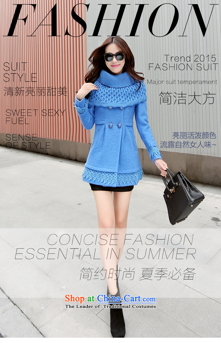 In accordance with the court only Ning 2015 autumn and winter new Korean lace stitching jacket coat 8,335 gross? Blue M picture, prices, brand platters! The elections are supplied in the national character of distribution, so action, buy now enjoy more preferential! As soon as possible.