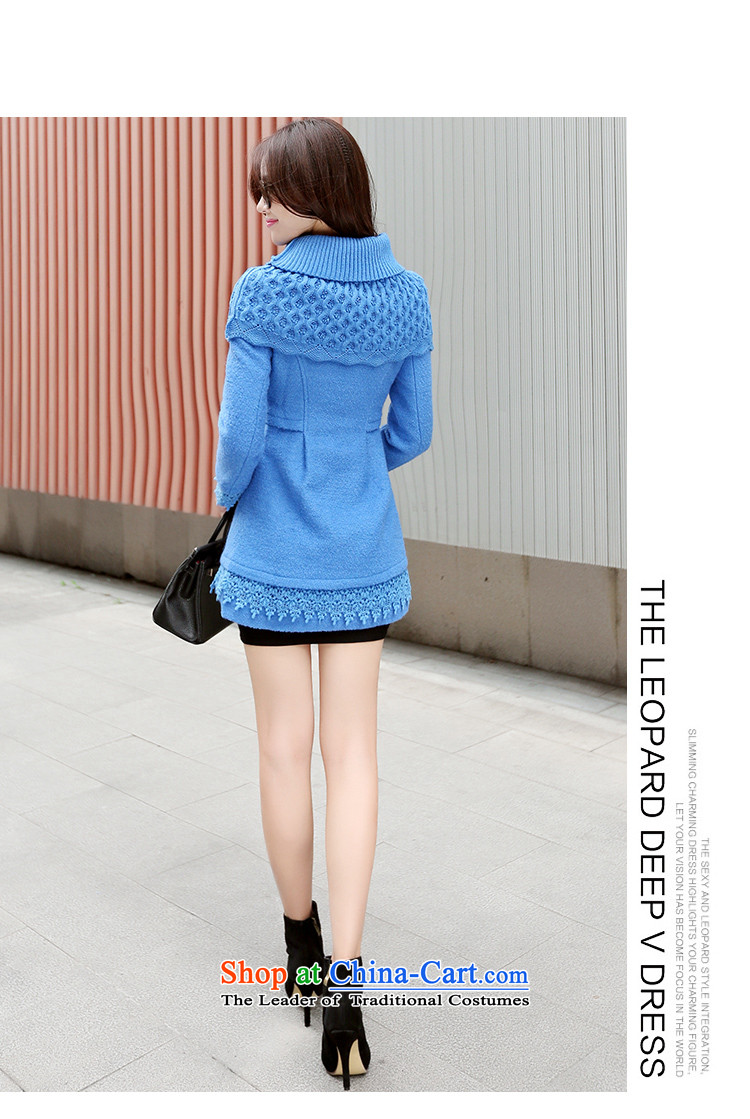 In accordance with the court only Ning 2015 autumn and winter new Korean lace stitching jacket coat 8,335 gross? Blue M picture, prices, brand platters! The elections are supplied in the national character of distribution, so action, buy now enjoy more preferential! As soon as possible.