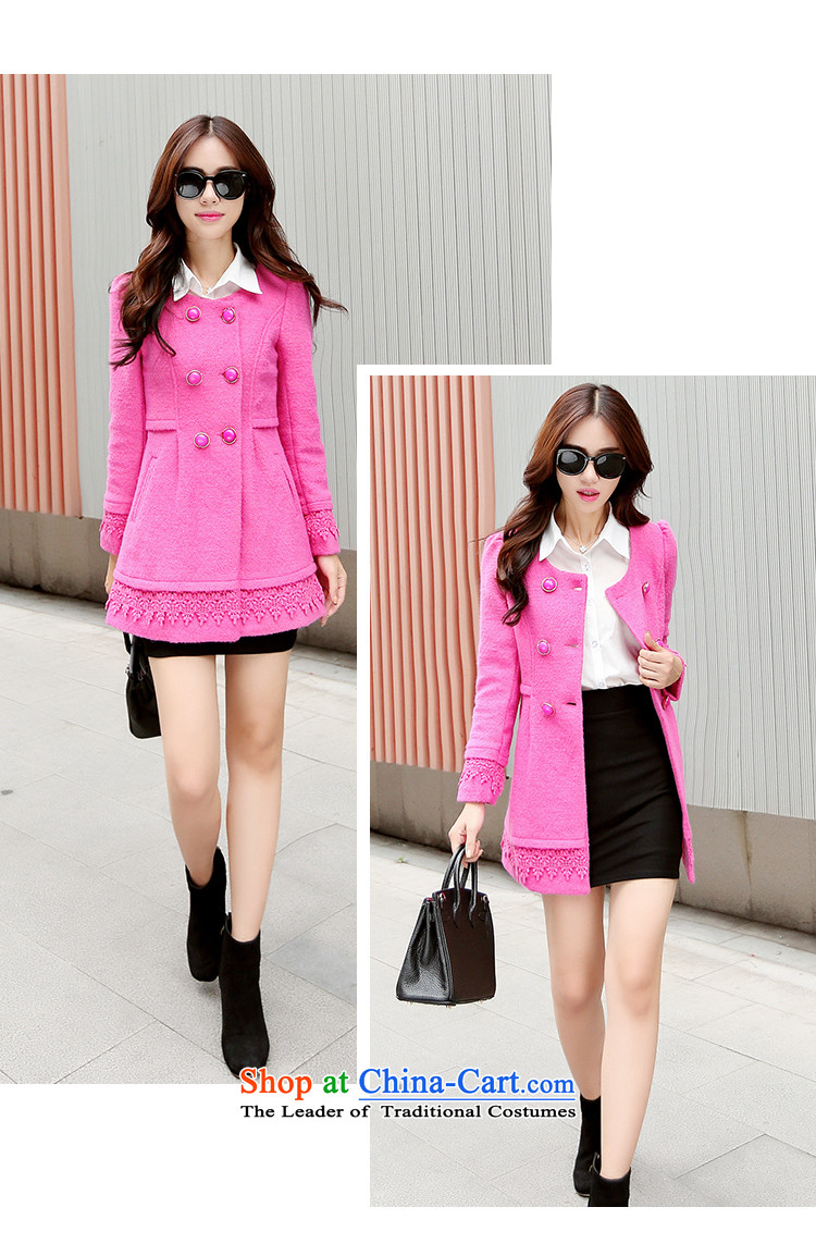 In accordance with the court only Ning 2015 autumn and winter new Korean lace stitching jacket coat 8,335 gross? Blue M picture, prices, brand platters! The elections are supplied in the national character of distribution, so action, buy now enjoy more preferential! As soon as possible.