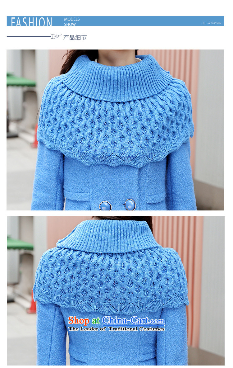 In accordance with the court only Ning 2015 autumn and winter new Korean lace stitching jacket coat 8,335 gross? Blue M picture, prices, brand platters! The elections are supplied in the national character of distribution, so action, buy now enjoy more preferential! As soon as possible.