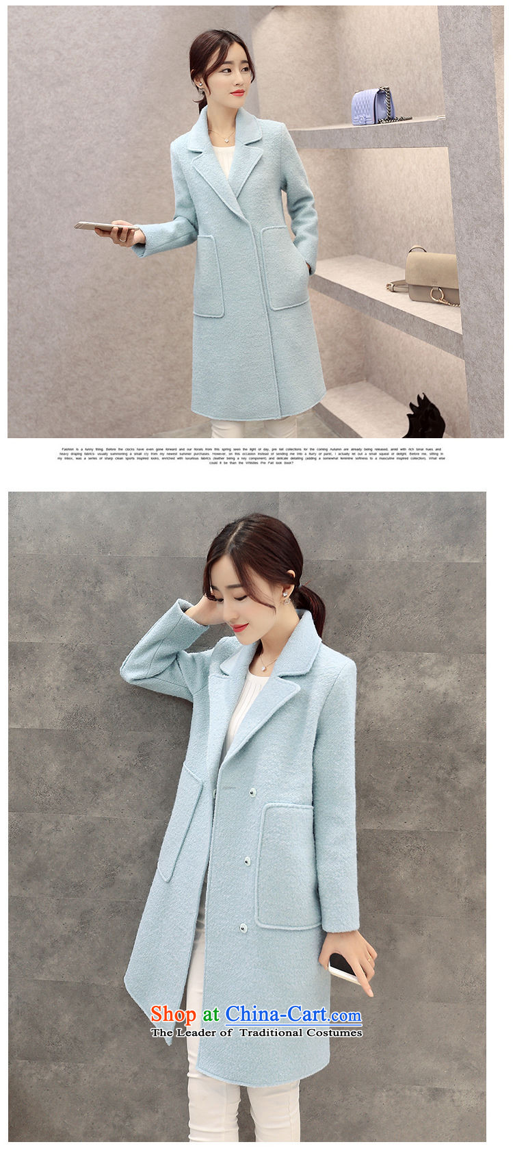 Deplores the 2015 winter clothing new Teresa Mo for women Korean girl in gross? jacket long coats female X0653-1 temperament? pink M picture, prices, brand platters! The elections are supplied in the national character of distribution, so action, buy now enjoy more preferential! As soon as possible.