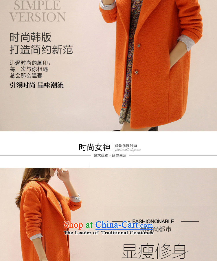 The thousands of new 2015 Fall/Winter Collections gross coats female woolen coat? a gross? jacket orange L picture, prices, brand platters! The elections are supplied in the national character of distribution, so action, buy now enjoy more preferential! As soon as possible.