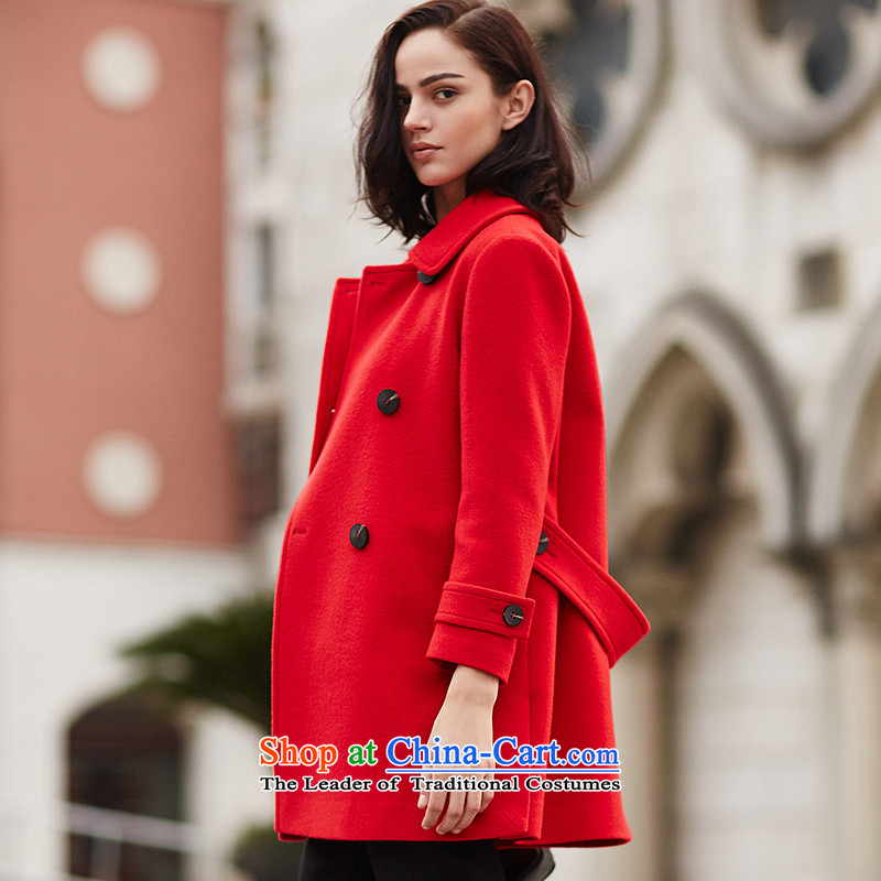 Dissais Nice 2015 winter coats and stylish girl gross? in a straight long double-windbreaker System Belt 0071 Red S DISSAIS NICE DESIGNICE) , , , shopping on the Internet
