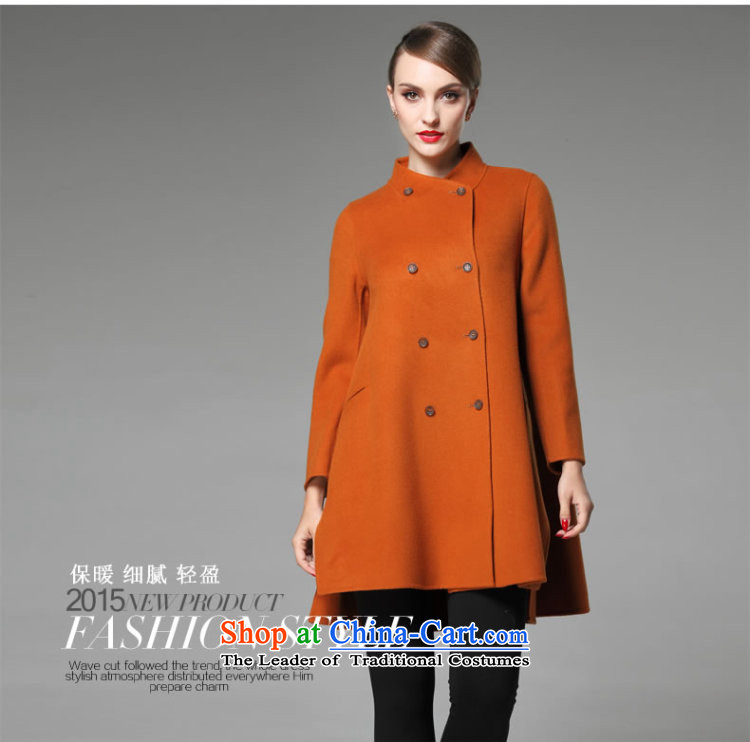 2015 Autumn and winter new double-side cashmere overcoat girl? a gross wool coat in the long dark red XL Photo, prices, brand platters! The elections are supplied in the national character of distribution, so action, buy now enjoy more preferential! As soon as possible.