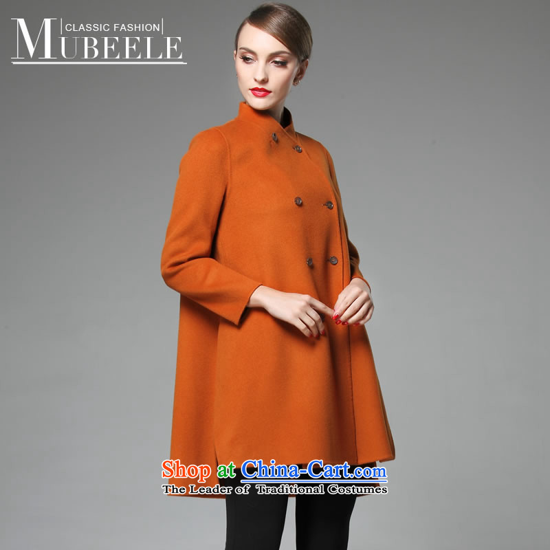 2015 Autumn and winter new double-side cashmere overcoat girl? a gross wool coat in the long dark red XL, the hundreds of 158 (MUBEELE) , , , shopping on the Internet