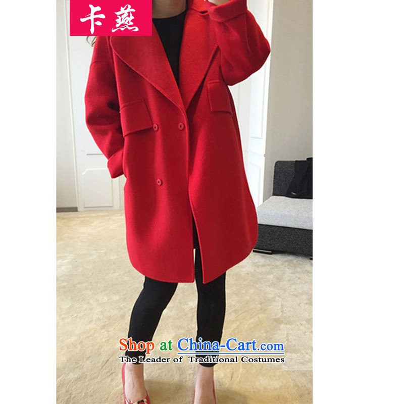 Card Code women's King Yin New Fall/Winter Collections won t-shirt thick mm200 version catty? jacket to gross XL Graphics thin a wool coat 5761 5XL pink recommendations 175-215, Card Yan Shopping on the Internet has been pressed.