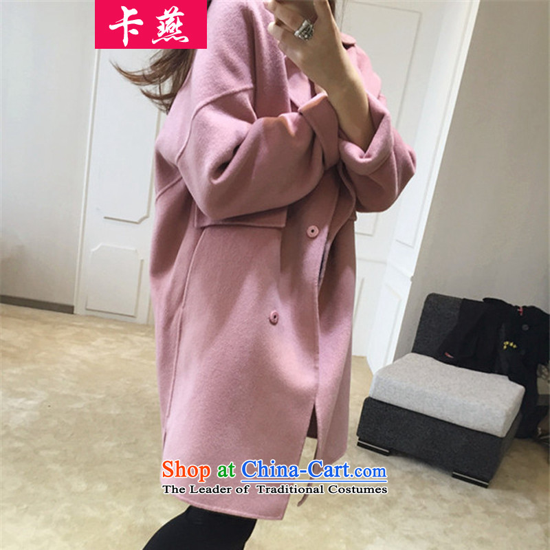 Card Code women's King Yin New Fall/Winter Collections won t-shirt thick mm200 version catty? jacket to gross XL Graphics thin a wool coat 5761 5XL pink recommendations 175-215, Card Yan Shopping on the Internet has been pressed.