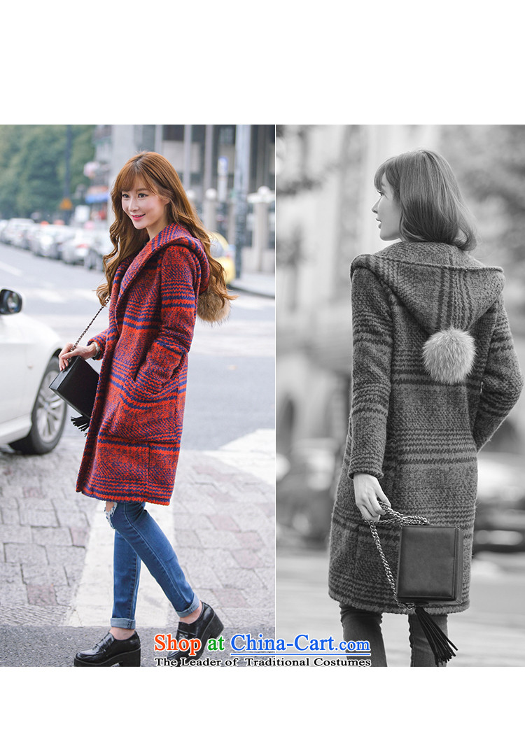 Wool Coat Korea MIYAMIYA? version 2015 new female autumn and winter long temperament Sau San a wool coat female red cravat and thick M picture, prices, brand platters! The elections are supplied in the national character of distribution, so action, buy now enjoy more preferential! As soon as possible.