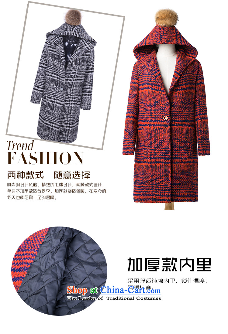 Wool Coat Korea MIYAMIYA? version 2015 new female autumn and winter long temperament Sau San a wool coat female red cravat and thick M picture, prices, brand platters! The elections are supplied in the national character of distribution, so action, buy now enjoy more preferential! As soon as possible.