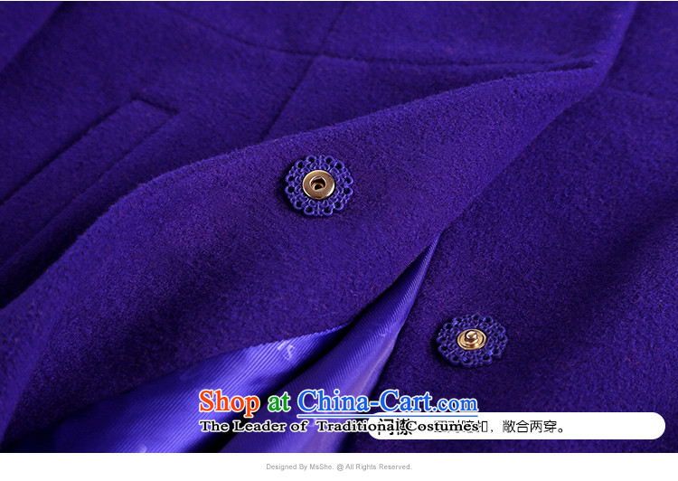 Msshe xl women 2015 new winter coats of 45% wool? long thick pre-sale 10919 blue 3XL- pre-sale to the picture of 12.10, prices, brand platters! The elections are supplied in the national character of distribution, so action, buy now enjoy more preferential! As soon as possible.