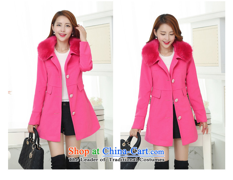 Extreme yuan by 2015 a wool coat Korean autumn and winter new gross? a jacket for girls in long-Nagymaros for women 5832 Red XXXL better picture, prices, brand platters! The elections are supplied in the national character of distribution, so action, buy now enjoy more preferential! As soon as possible.
