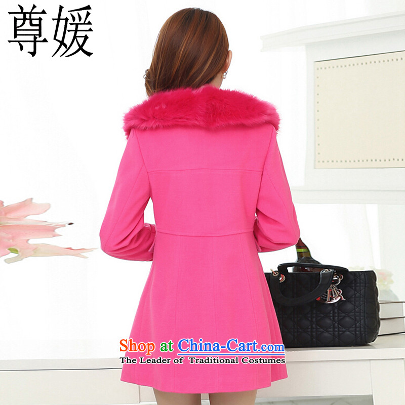 Extreme yuan by 2015 a wool coat Korean autumn and winter new gross? a jacket for girls in long-Nagymaros for women 5832 better red XXXL, extreme yuan , , , shopping on the Internet