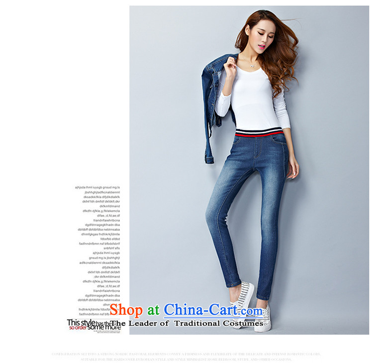 For M- Large 2015 Fall/Winter Collections for women to new xl elastic waist Stretch Wool Pants plus extra thick jeans Y1341 3XL denim Blue Photo, prices, brand platters! The elections are supplied in the national character of distribution, so action, buy now enjoy more preferential! As soon as possible.