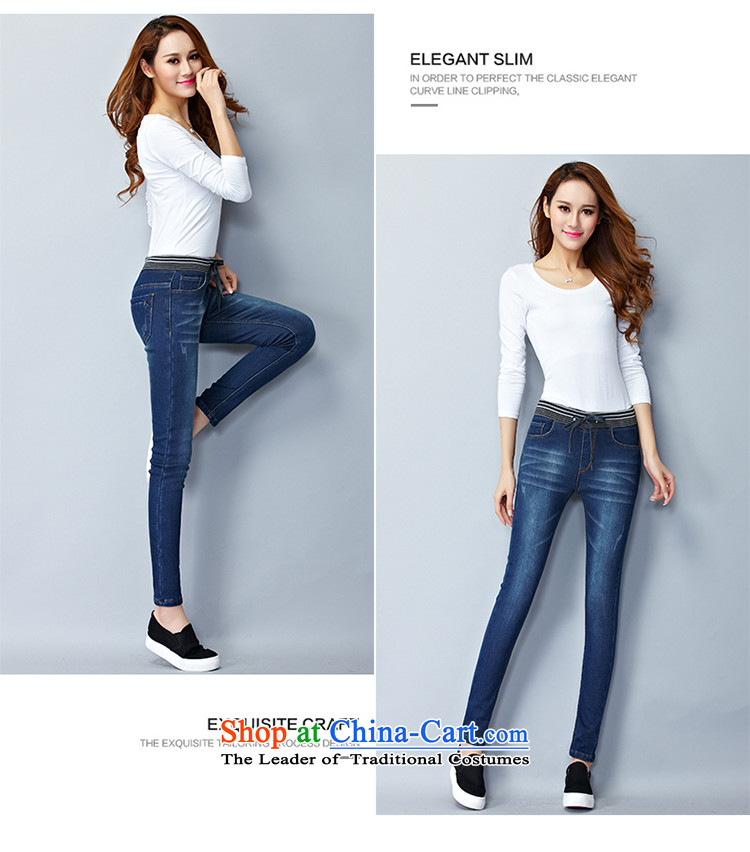 For M- Large 2015 Fall/Winter Collections for women to new xl elastic waist add lint-free video thin stretch jeans thick trousers Y1343 3XL Deep Blue Photo, prices, brand platters! The elections are supplied in the national character of distribution, so action, buy now enjoy more preferential! As soon as possible.