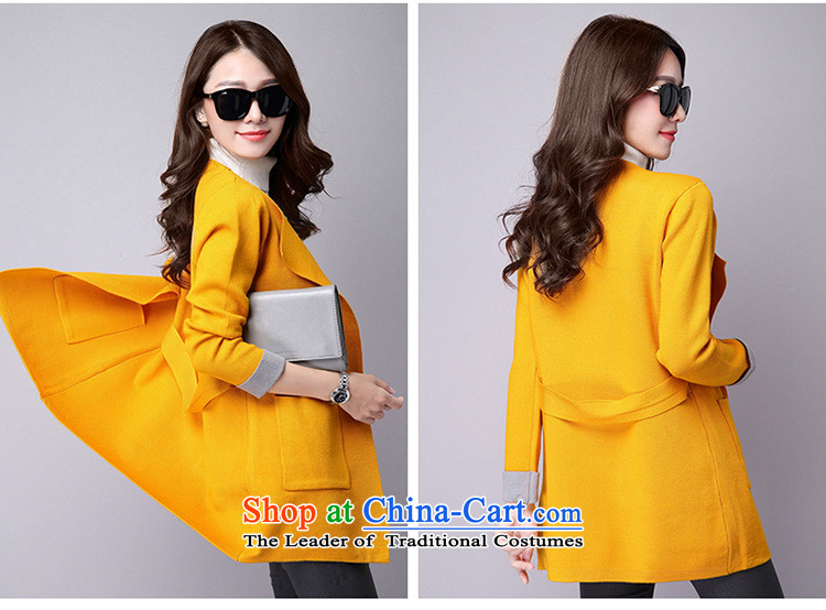 Hizze 2015 autumn and winter knitwear LADIES CARDIGAN gross Korean female jacket is relaxd in female jacket sweater long wool cardigan gross? female red cloak M picture, prices, brand platters! The elections are supplied in the national character of distribution, so action, buy now enjoy more preferential! As soon as possible.
