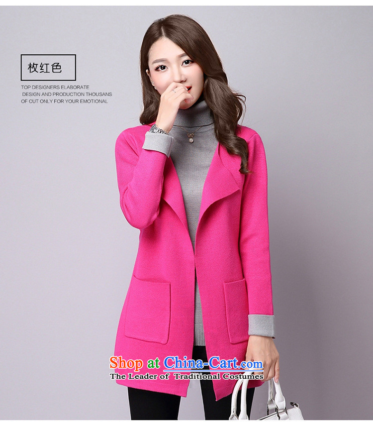 Hizze 2015 autumn and winter knitwear LADIES CARDIGAN gross Korean female jacket is relaxd in female jacket sweater long wool cardigan gross? female red cloak M picture, prices, brand platters! The elections are supplied in the national character of distribution, so action, buy now enjoy more preferential! As soon as possible.
